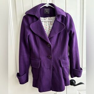 Forever 21 Women's Purple Coat